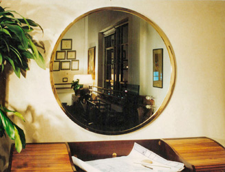 Perfect Mid-Century Modern Diameter Mirror
